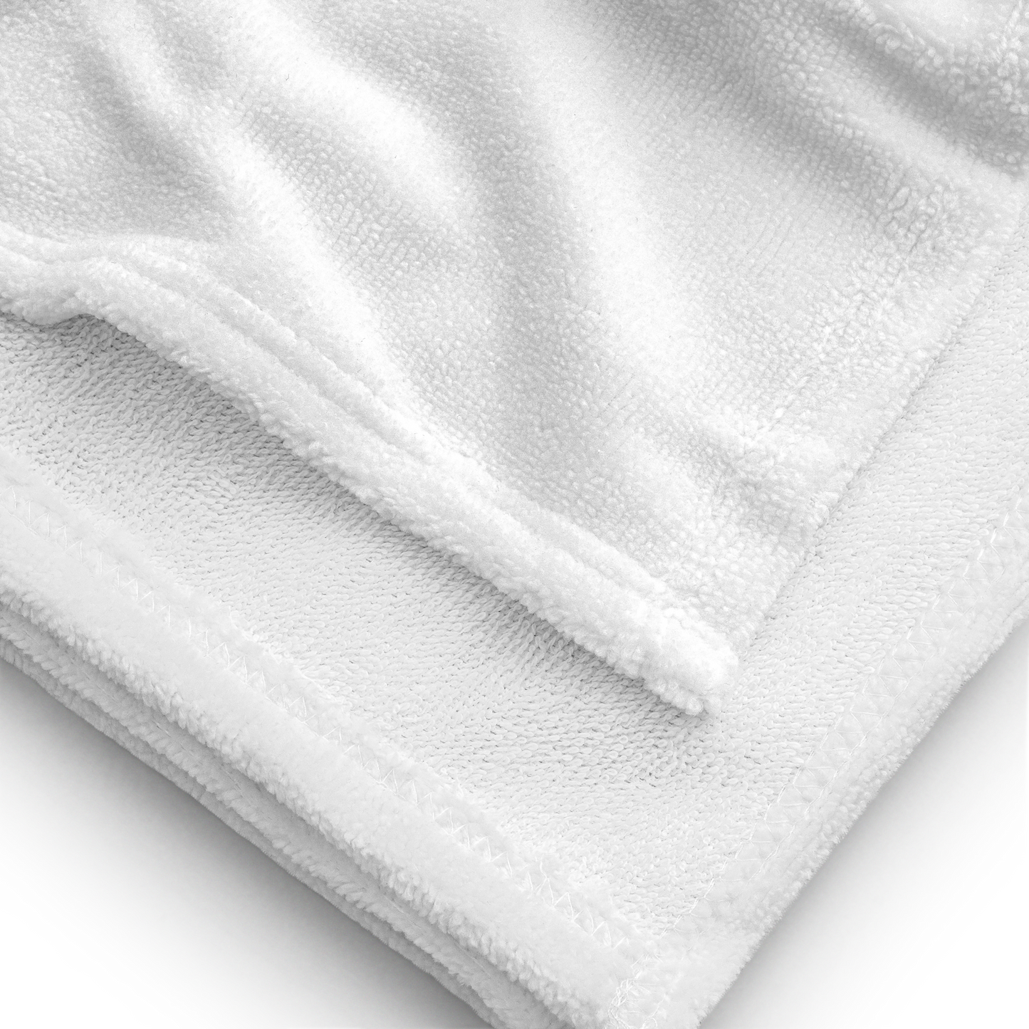 FighterHeart Logo Towel - white, black