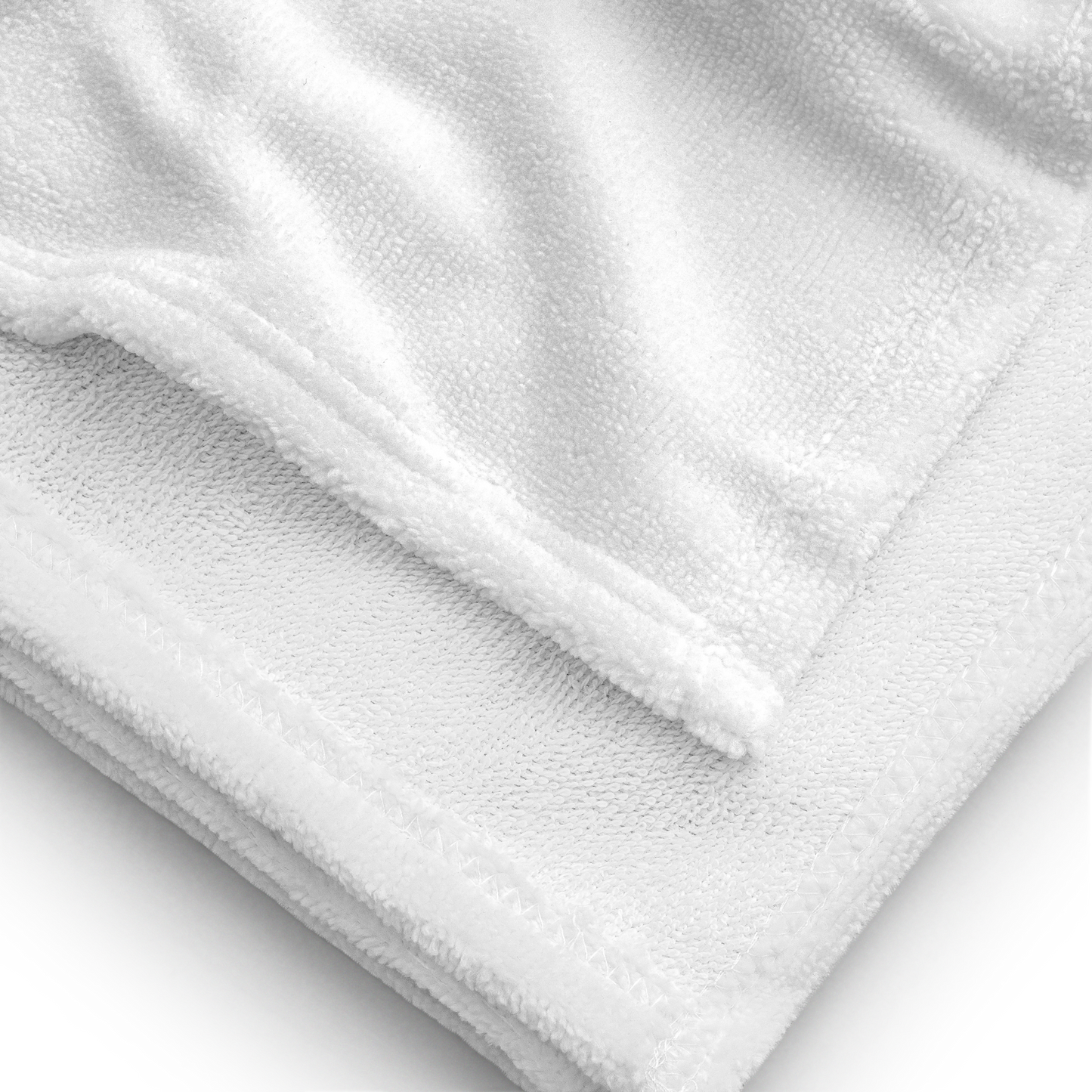 FighterHeart Logo Towel - white, red-black