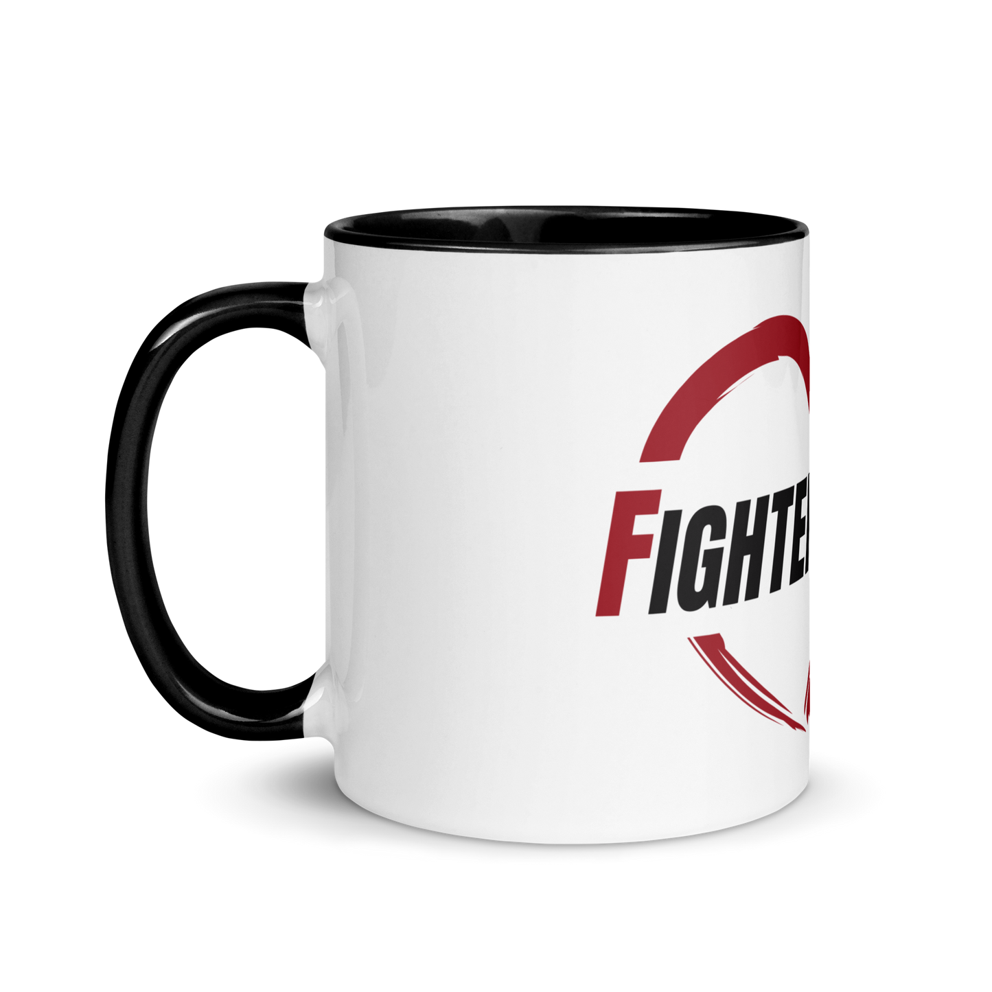 FighterHeart Colored-Mug - Black